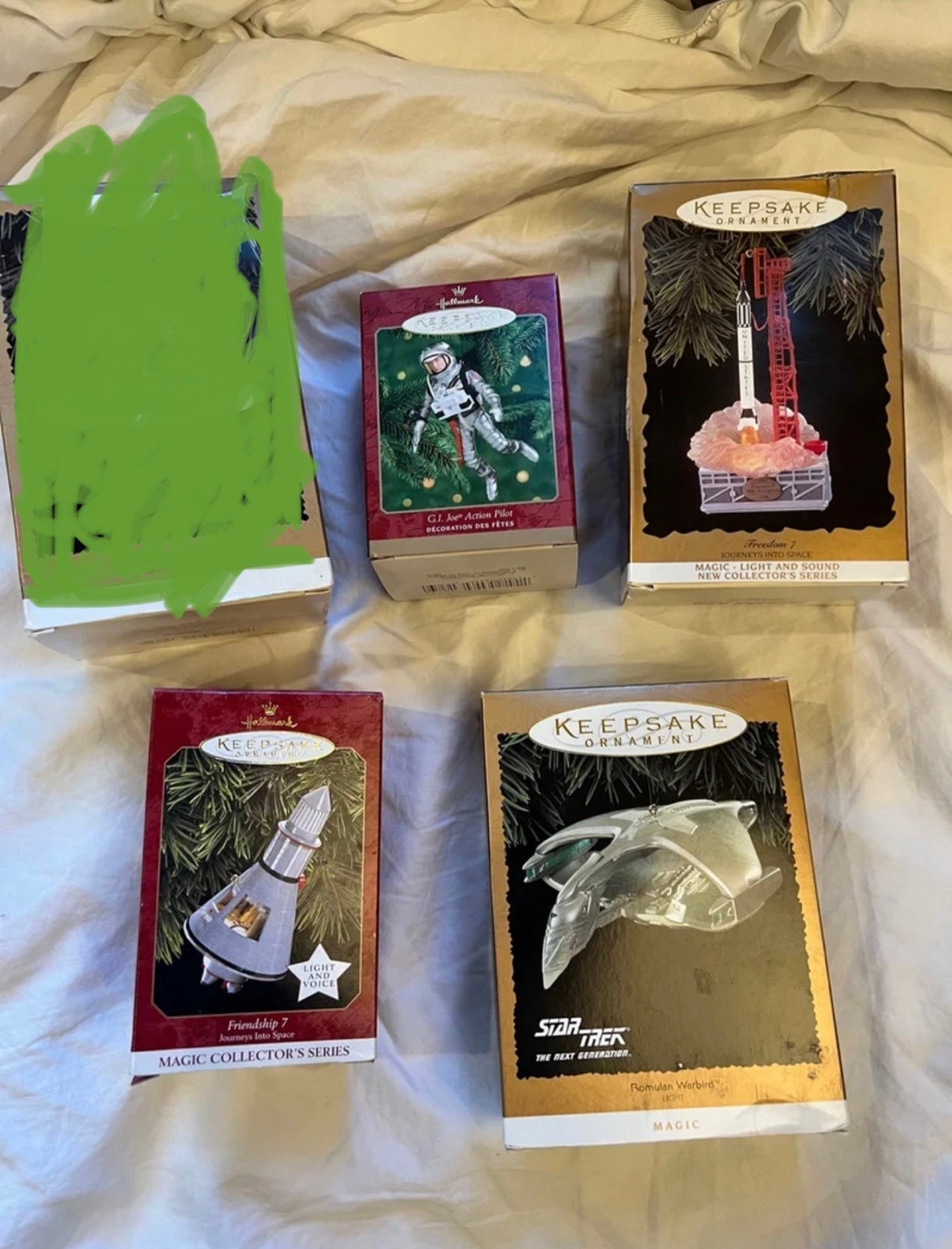 Space christmas collectable ornament bundle