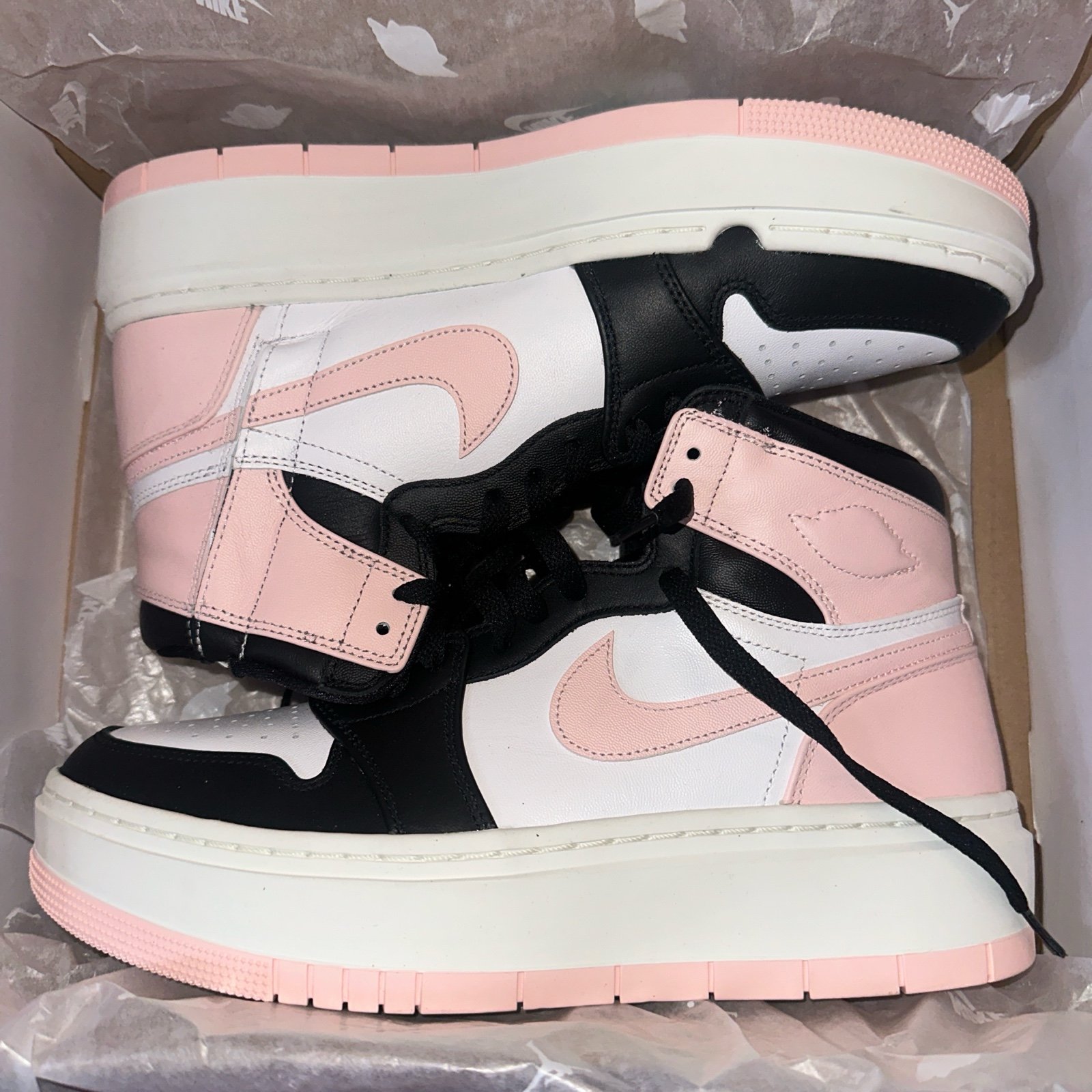 【希少】Nike WMNS Air Jordan 1 High Elevate \"Soft Pink\" 希少】Nike WMNS Air Jordan 1 High Elevate 