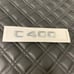 CHROME C400 Fits Mercedes Rear Trunk Emblems Logo Badge Letter Number