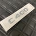 CHROME C400 Fits Mercedes Rear Trunk Emblems Logo Badge Letter Number