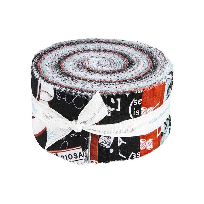 Coffee Chalk 2.5 rolie polie by J. Wecker Frisch for Riley Blake Designs