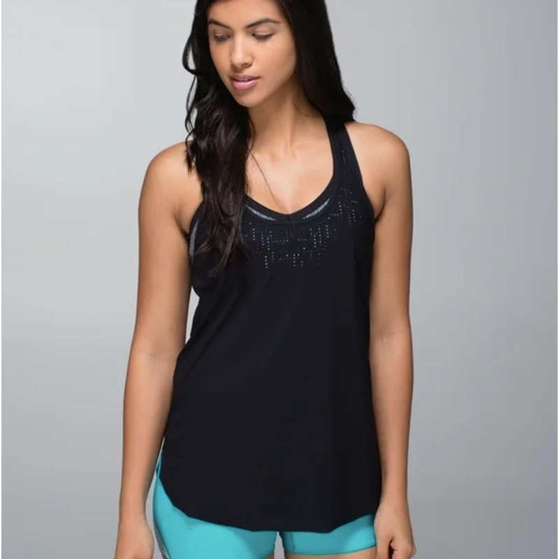 Lululemon Waterbound Singlet Tank Black - 6