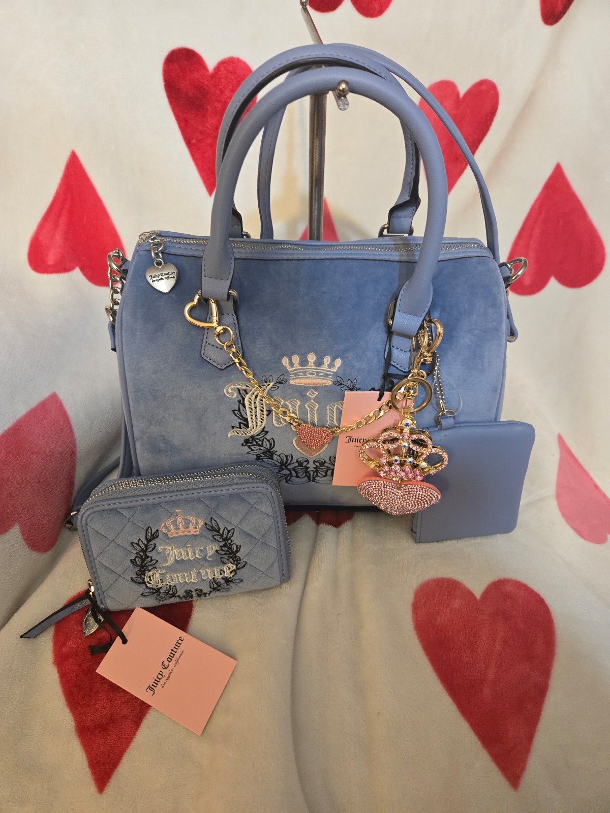 Juicy Couture Silver-Tone Hardware Shoulder Bags | Mercari