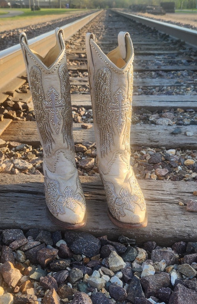 Corral Boots Denim Boots Mercari