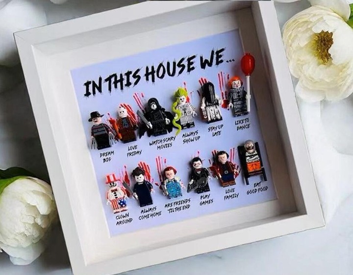 In This House We… Horror Gift Frame | Halloween Scary Movie Personalised Gift 12