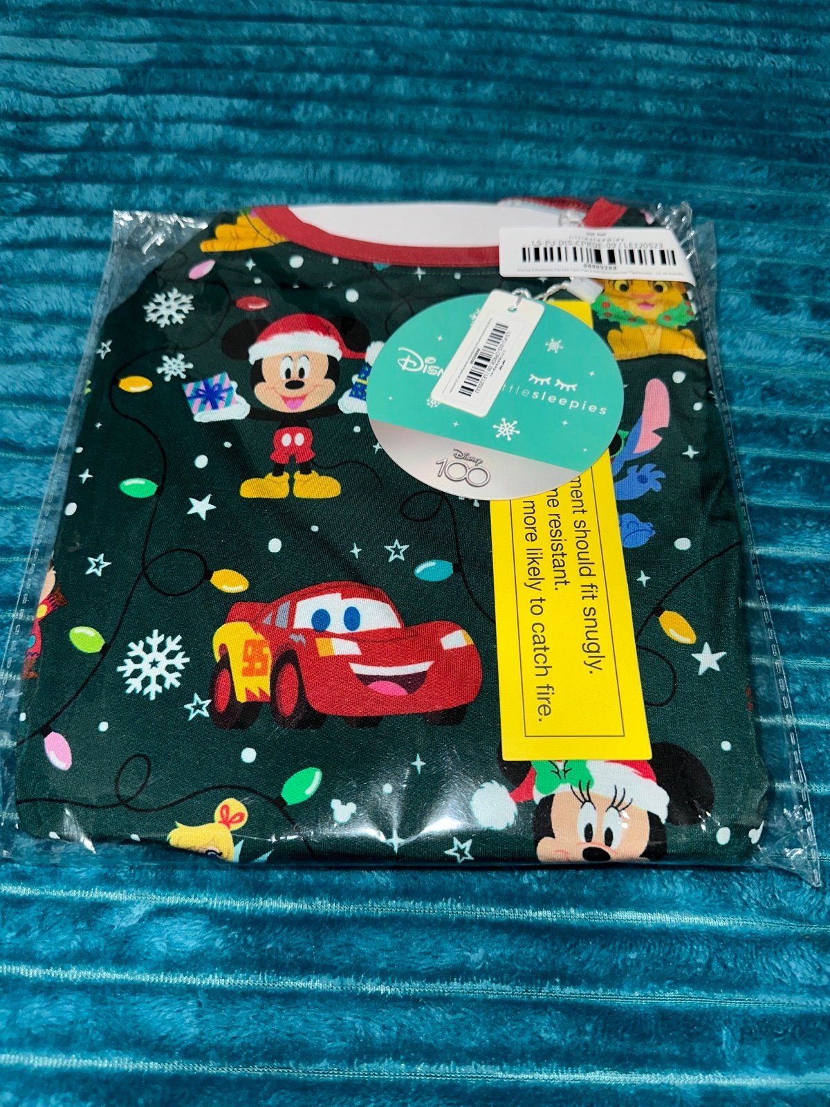 Little Sleepies Disney Christmas Parade Long Sleeve Set Size 12-18m