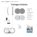AlfaBot WS-24 Cordless Electric Mop, Electric Spin Mop for Floor Cleaning LED