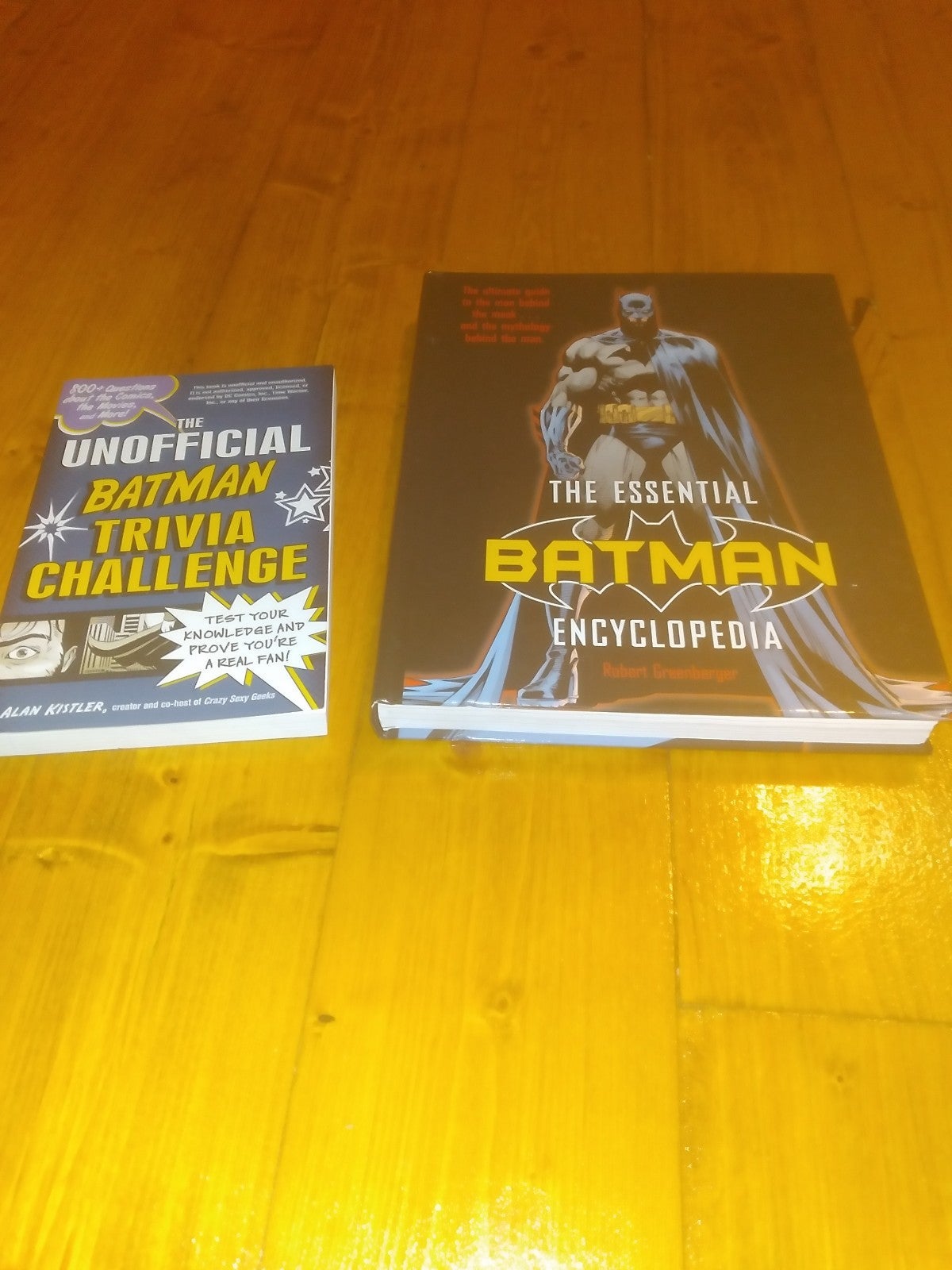 The unofficial batman trivia challenge and the essential batman encyclopedia