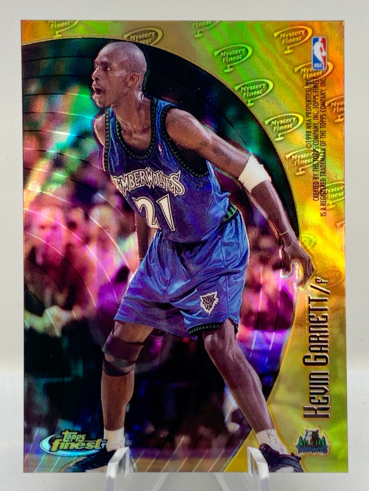 1998-99 Finest Mystery Finest Refractor #M10 Kevin Garnett / Stephon Marbury