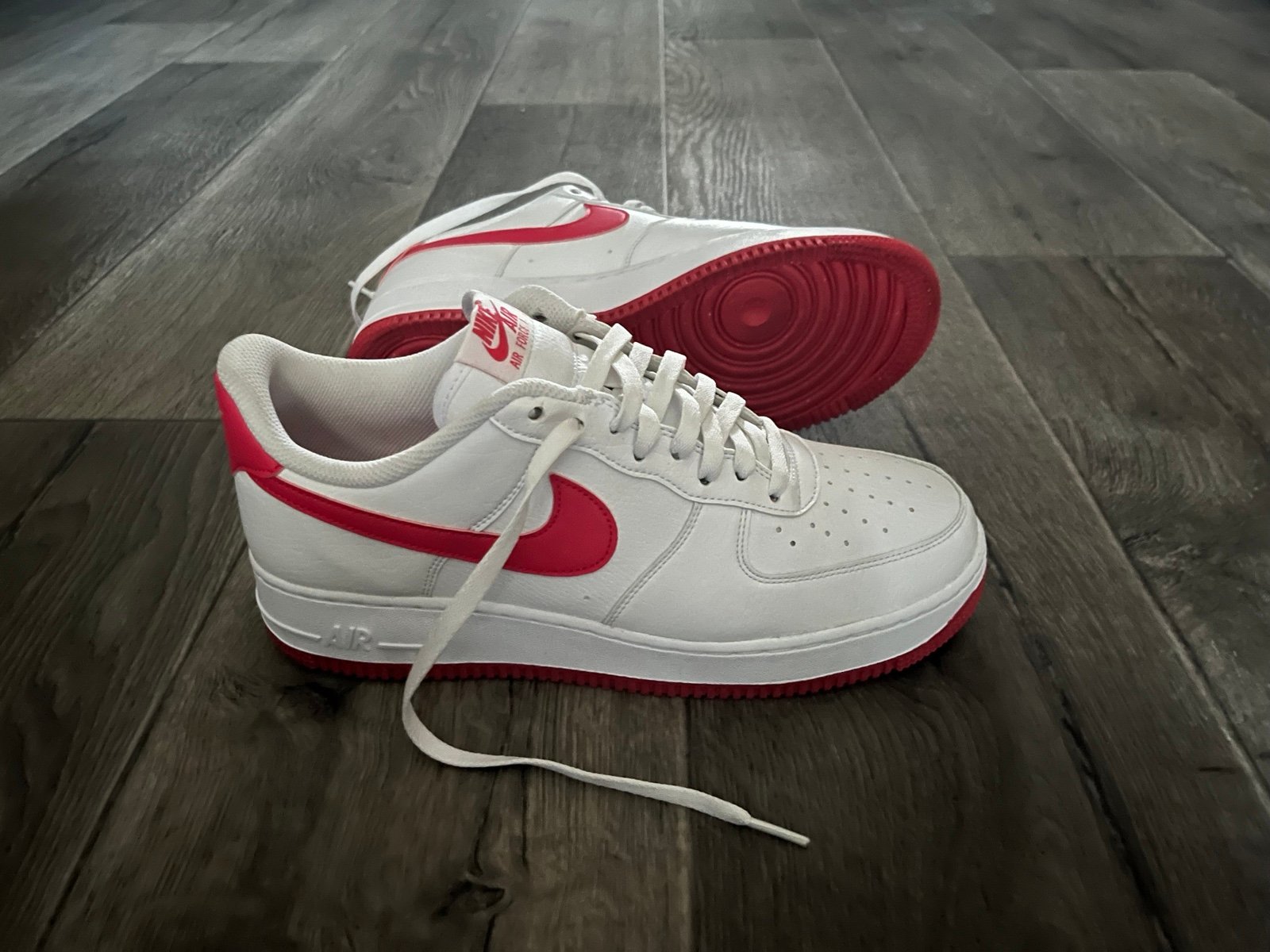 White & Pink Nike Air Force 1