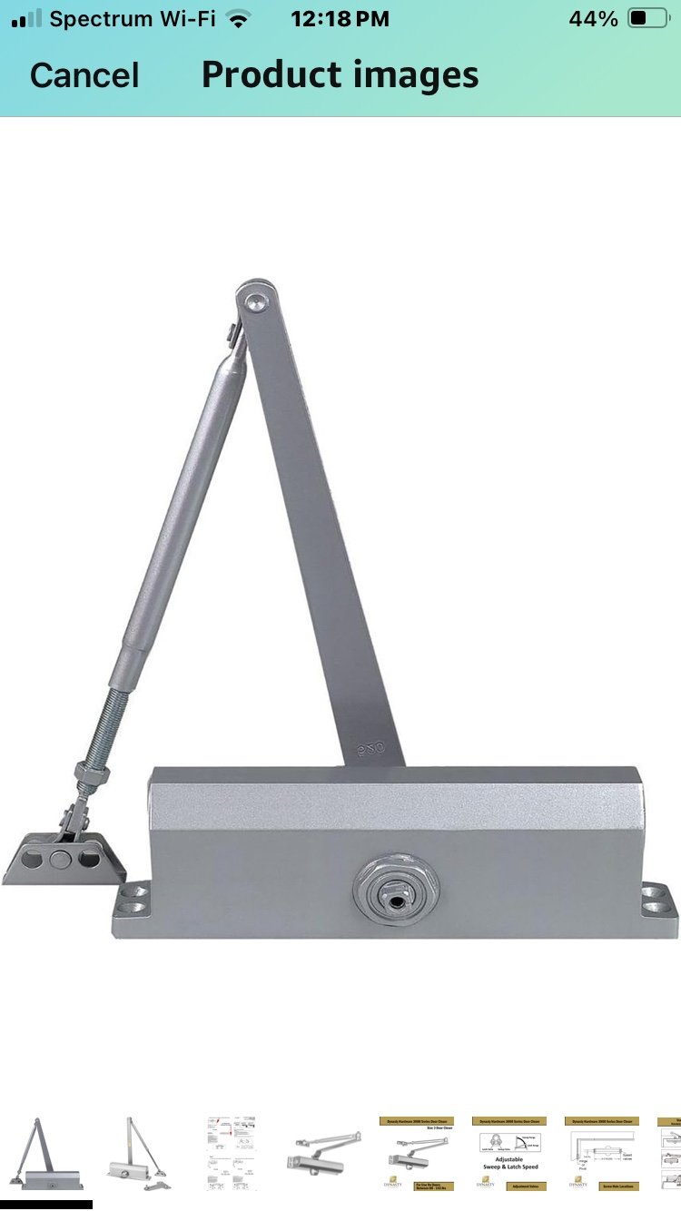 NEW Open Box Dynasty Hardware 3000-ALUM Commercial Grade Door Closer, Size 3