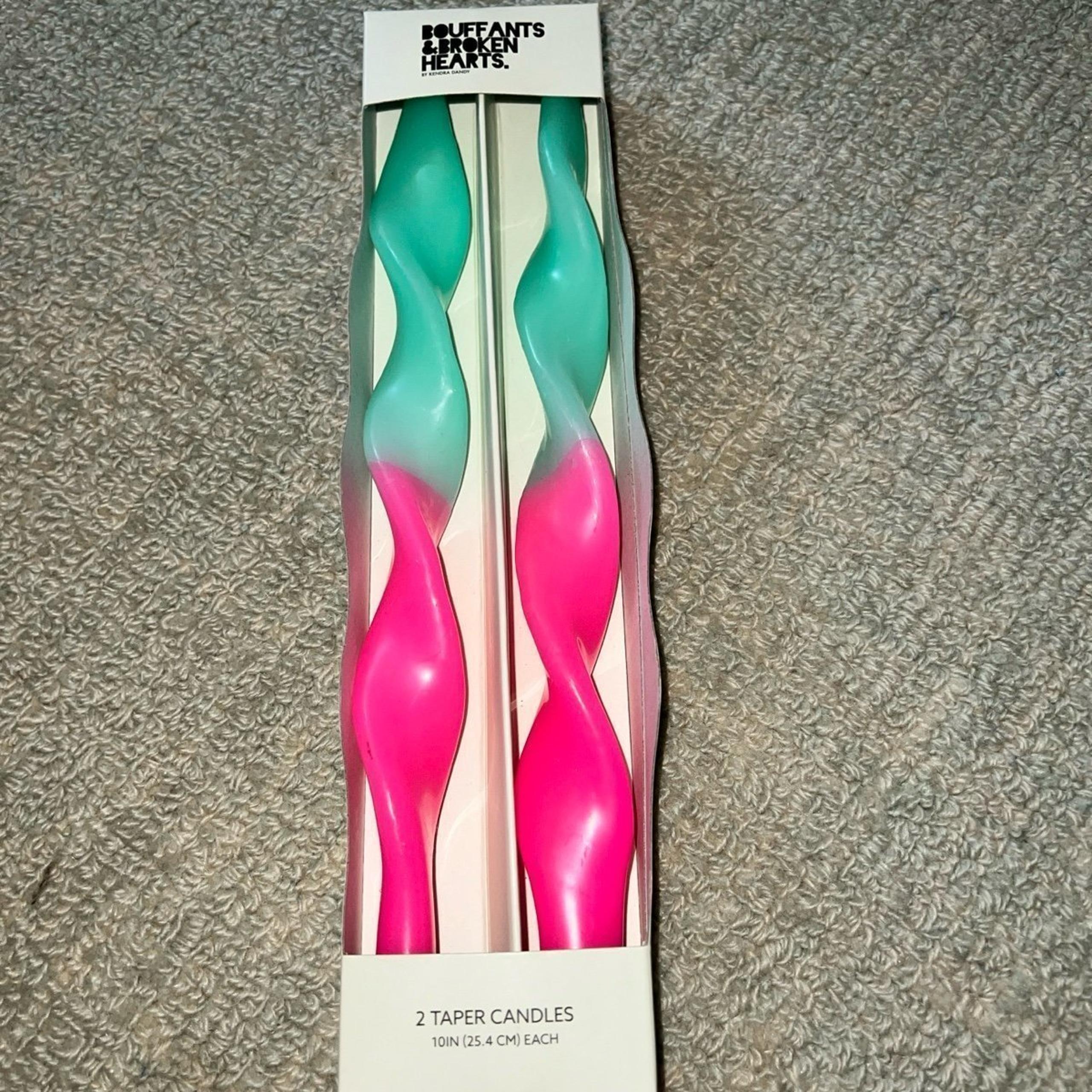 Swirl taper candles new!