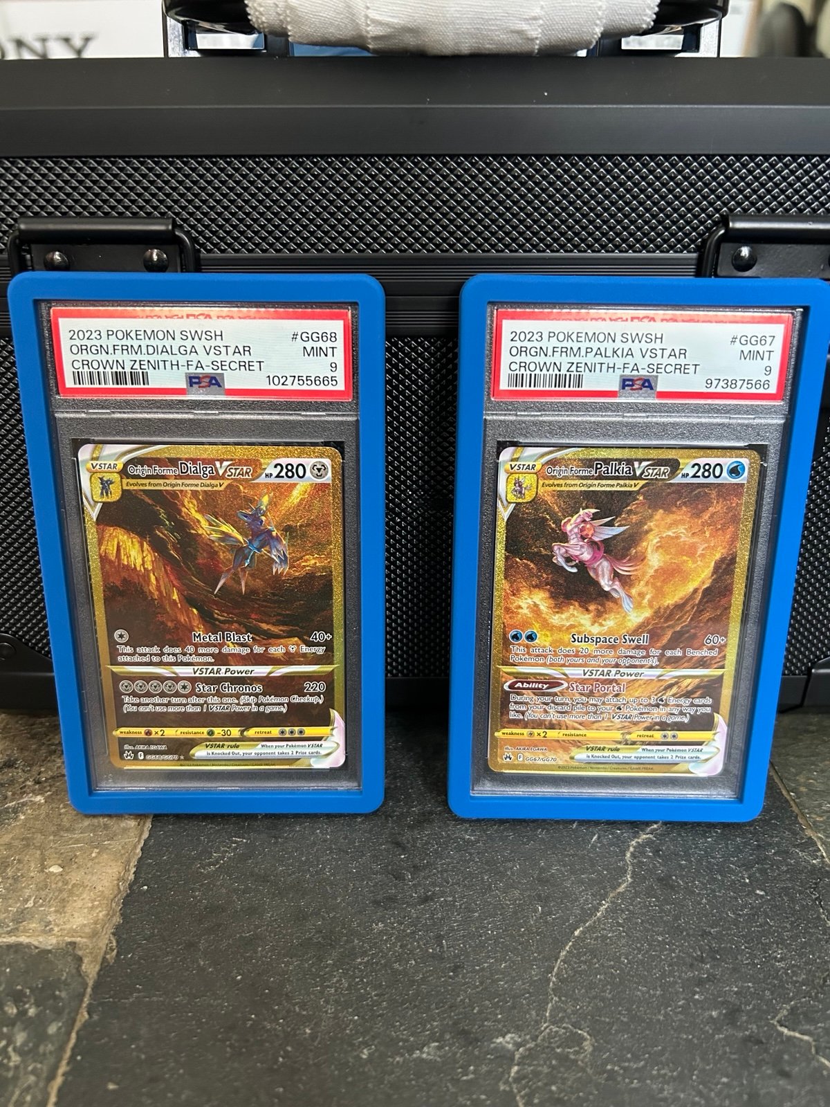 Pokemon Crown Zenith Bundle - Dialga Vstar & Palkia Vstar PSA 9s