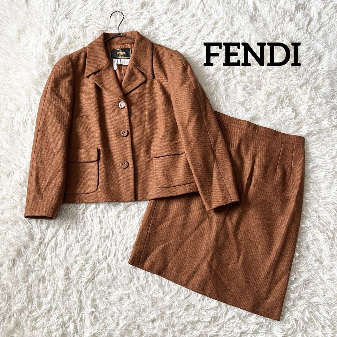 FENDI Fendi Wool Brown Skirt Set-up