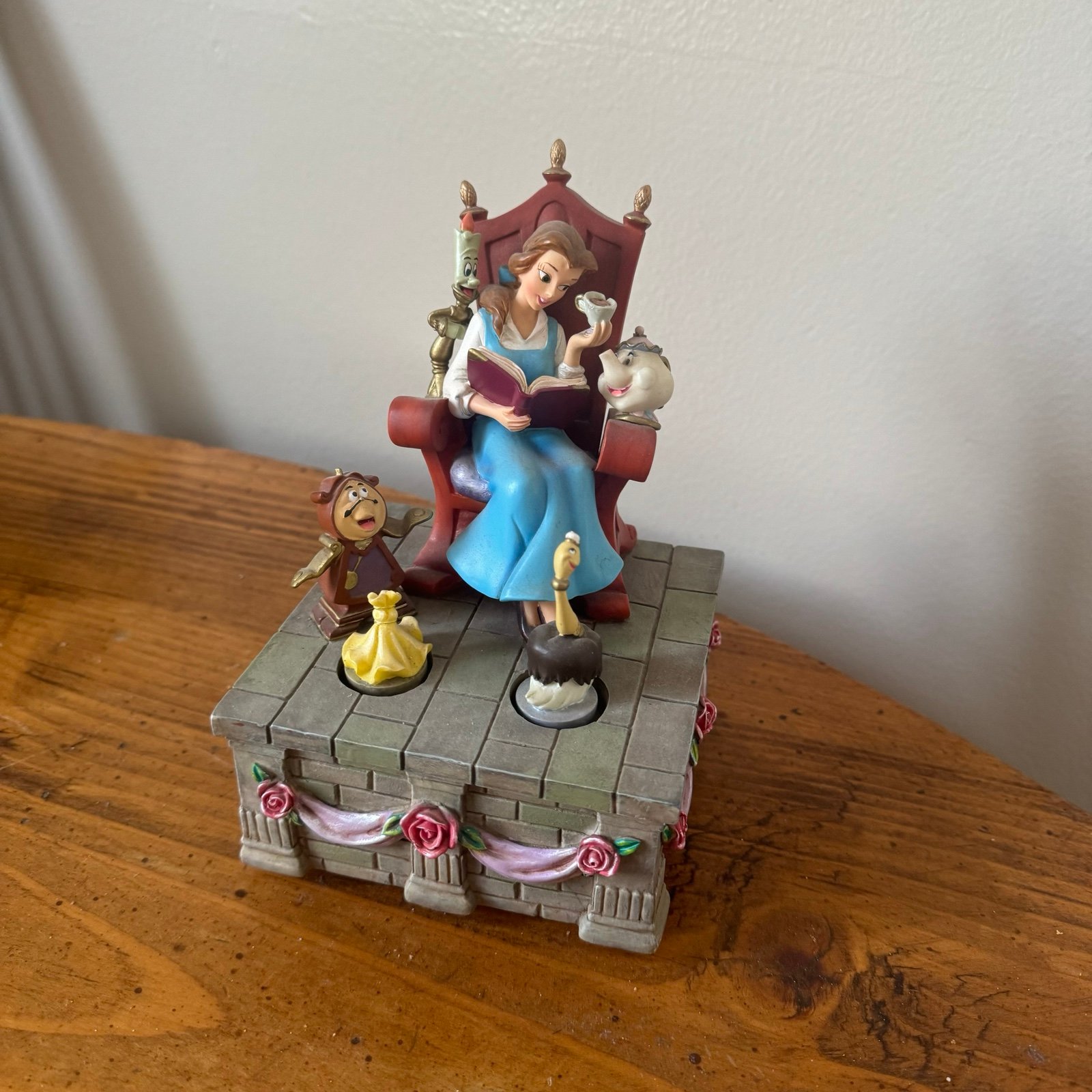 Disney Princess Beauty And The Beast Music Box Song Be Our Guest Used No Box
