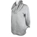 J.Crew Mercantile High Cowl Neck Pullover Sweater Womens Sz XS Grey Pockets Wool