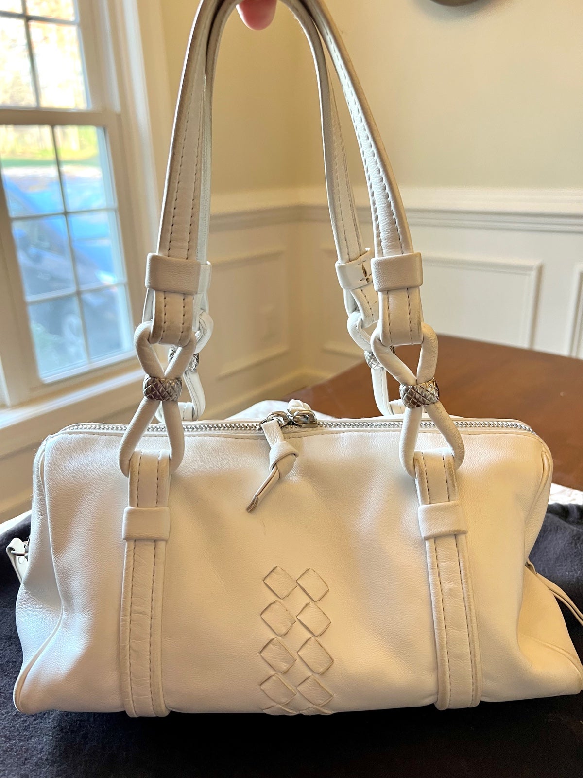 BOTTEGA VENETA, White Hand bag ** goegeous**