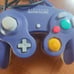 Gamecube controller authentic Nintendo indigo Blue & Clear White