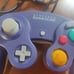Gamecube controller authentic Nintendo indigo Blue & Clear White