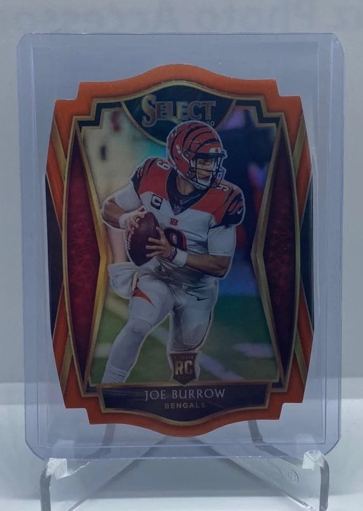 2020 Joe Burrow NFL Select Orange Prizm
