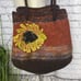 Gertie Couture Boiled Felted Alpaca Wool South American Boho Folksy Tote Bag Mul
