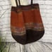 Gertie Couture Boiled Felted Alpaca Wool South American Boho Folksy Tote Bag Mul