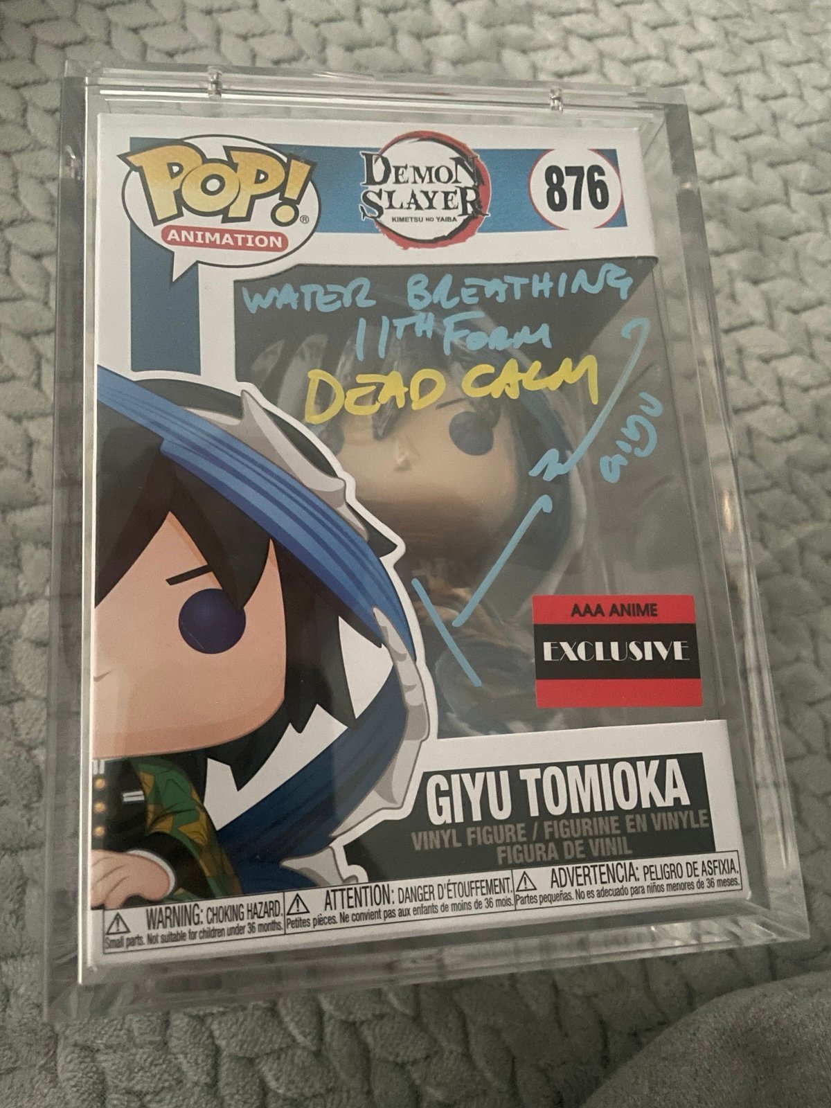 Giyu Tomoka #876 Signed Funko Pop