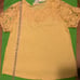 Charter Club Crochet neck and lace sleeves knit top NWT size Large