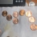 Lot of 9 Lincoln pennies
