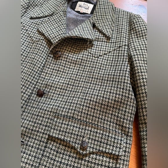 Vintage Woolrich 60s Tweed Coat size 44