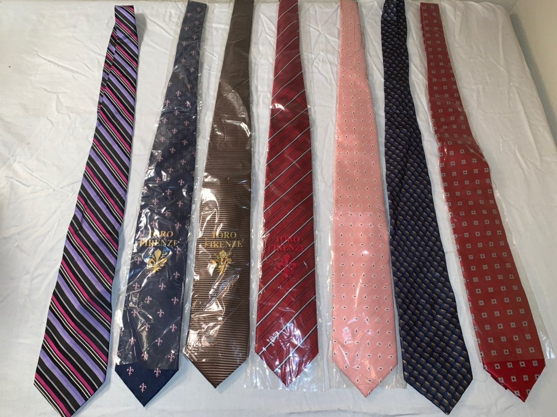 7 brand new ties