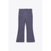 Zara Geometric Print Crop Flare Pants
