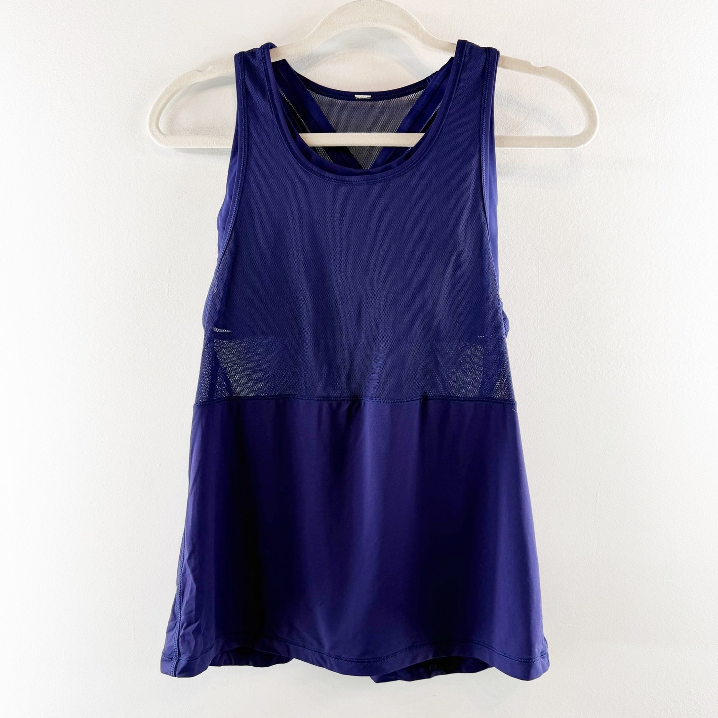 Lululemon Fast As Light 2-In-1 Tank Top Emperor Blue 6