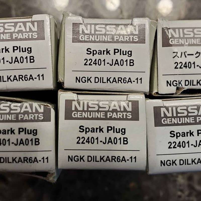 Nissan Genuine Spark Plug #22401-JA01B (pack of 6)