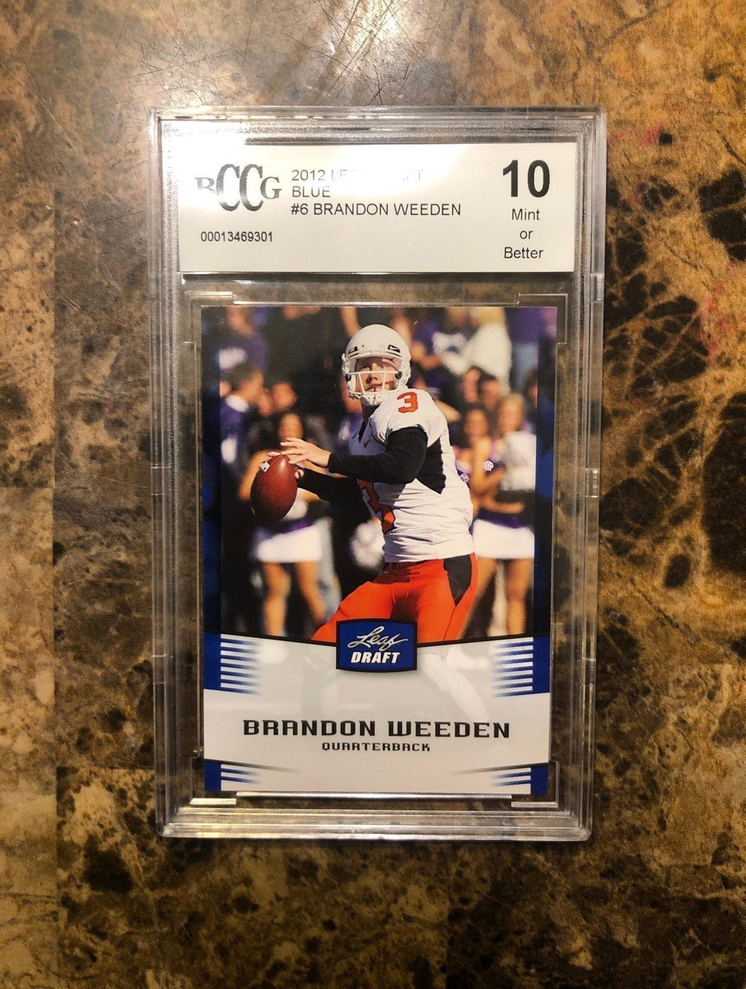 Brandon Weeden 2012 Leaf Draft rookie 10