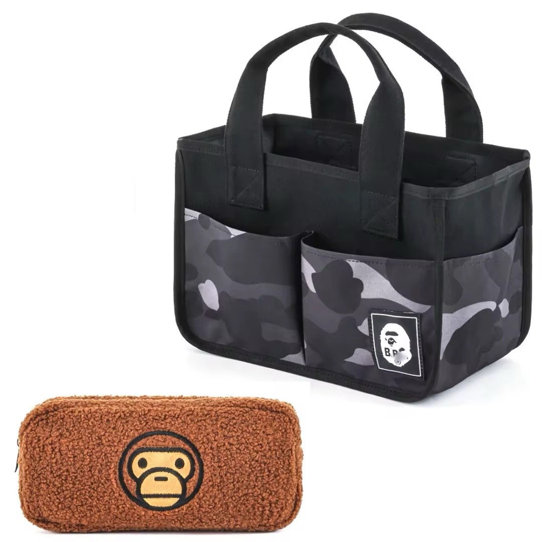 BAPE Tote Bag Black Camo