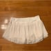 Lululemon Just Pleat It Skirt/Skort-White-10