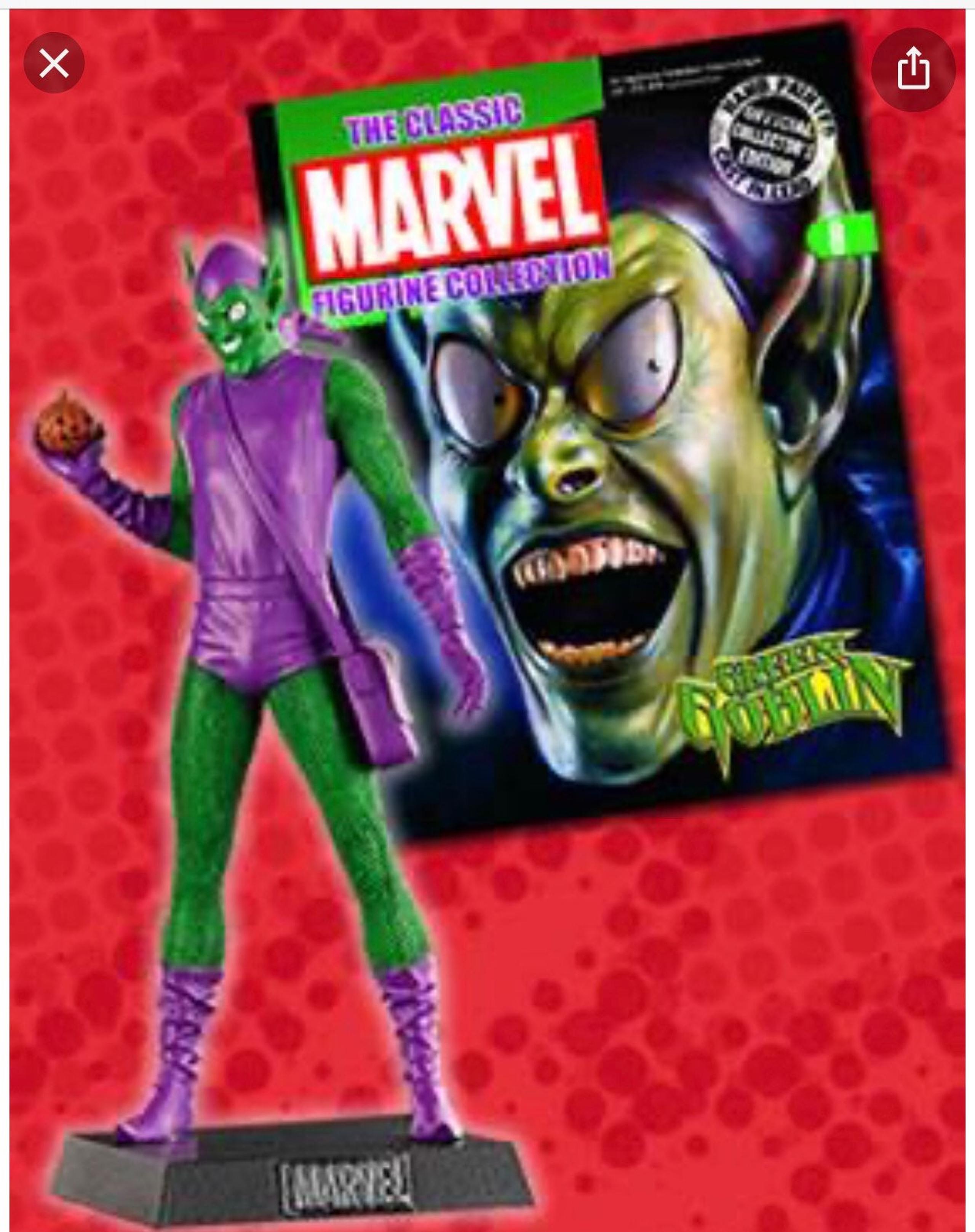 Marvel Green Goblin lead Eaglemoss figur