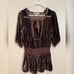 Blumarine Silk Velvet Boho Blouse LIKE NEW