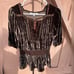 Blumarine Silk Velvet Boho Blouse LIKE NEW