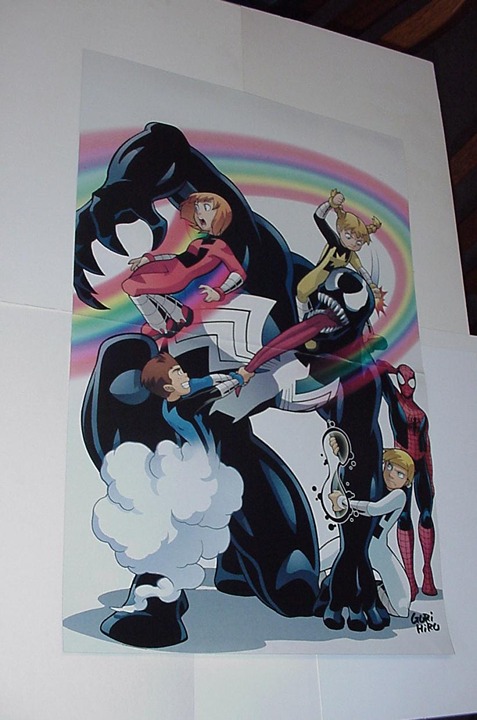 Venom Poster # 5 vs Power Pack Gurihiru Spider-Man