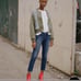 Rag & Bone Dre Capri CLN Deville Boyfriend Jeans Size 25