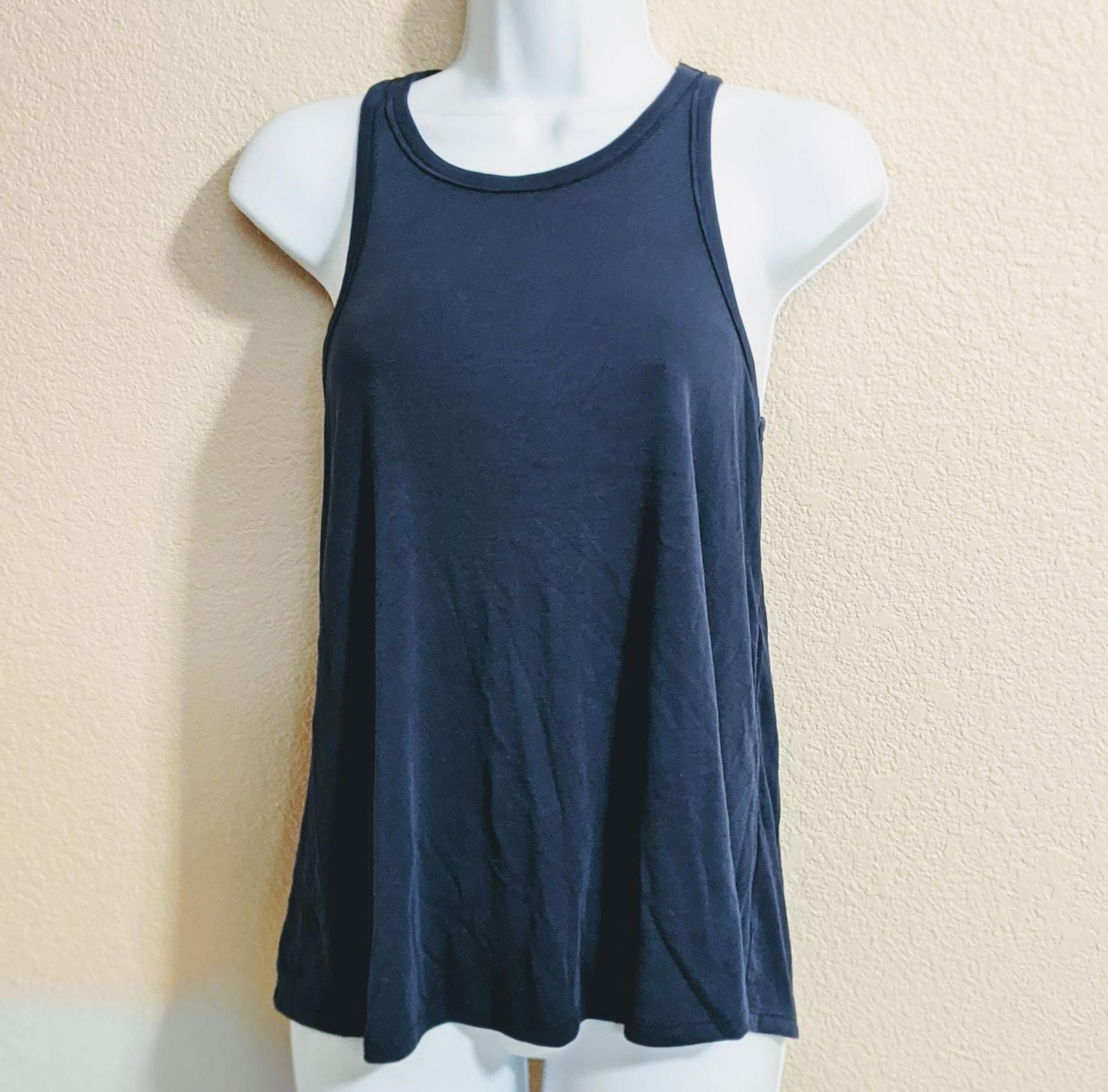 Double Zero Rib Knit Racer Back Tank Top