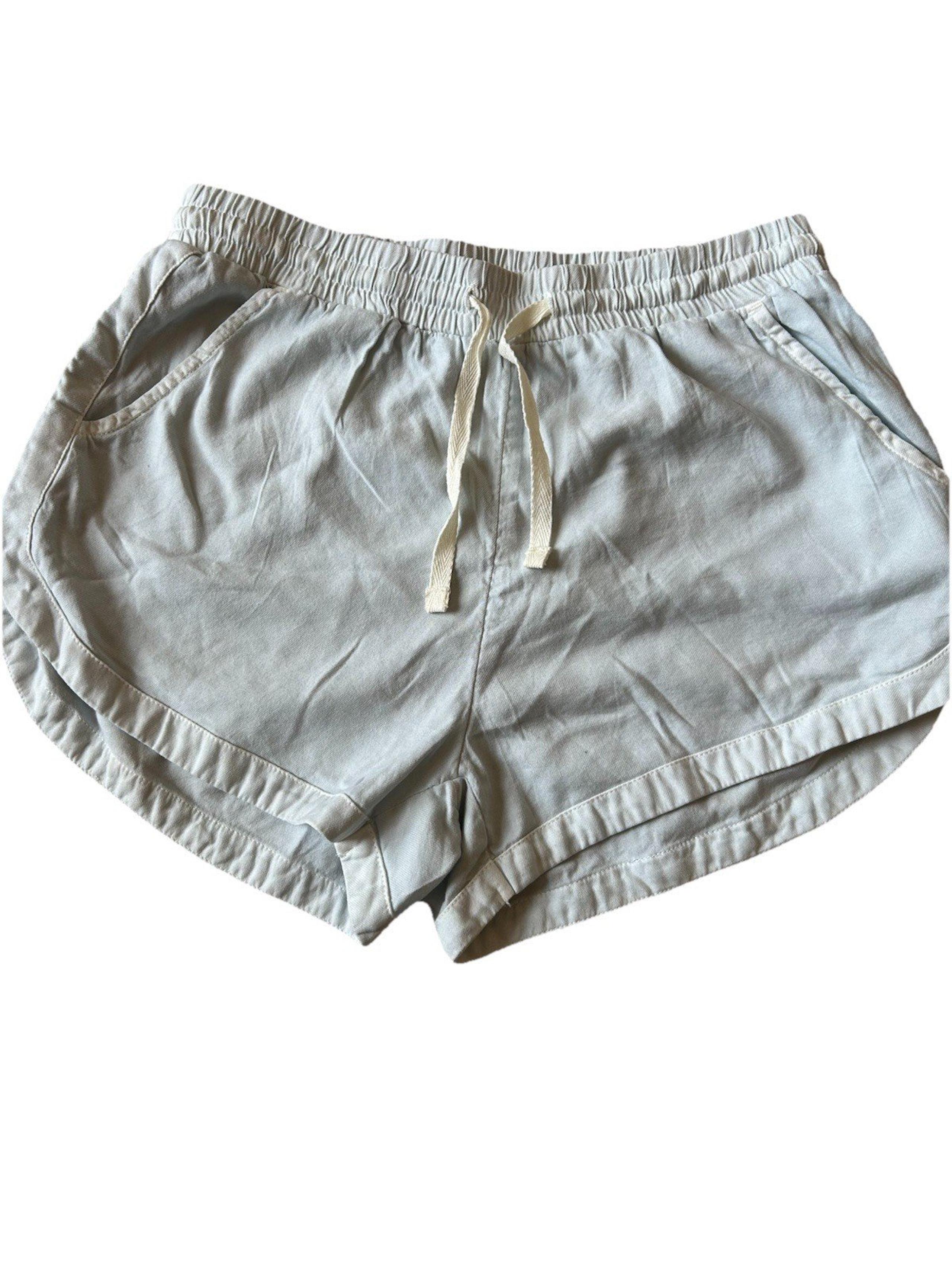 Billabong Road Tripping Shorts Women's Size Small Blue Elastic Waist Drawstring