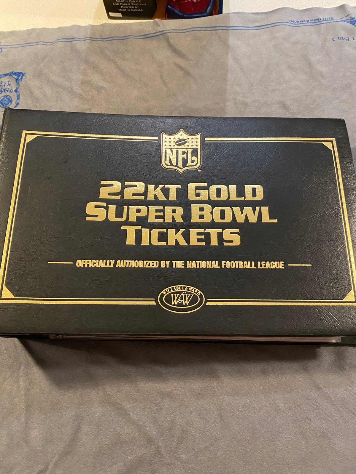 22kt Gold Super Bowl Tickets