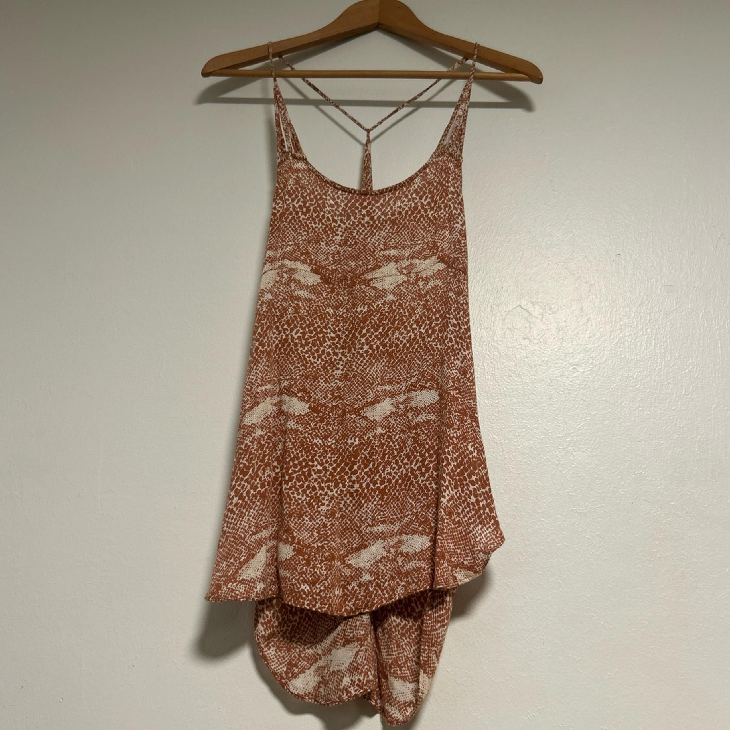 Acacia Mud Snake Racerback Tank Top S XS P