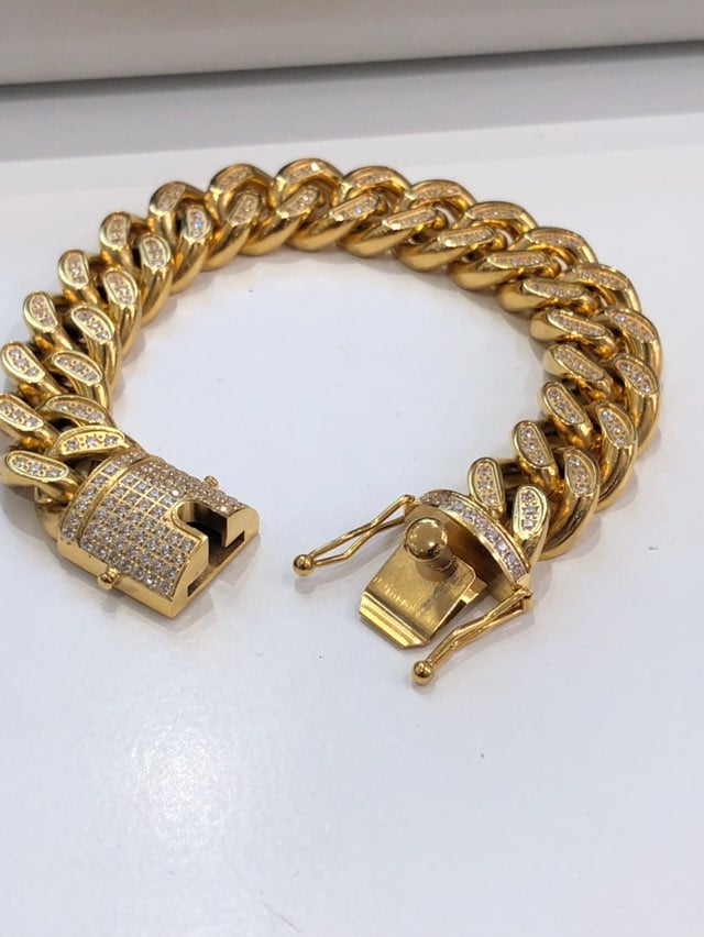 Men’s Stainless Steel Cuban Bracelet