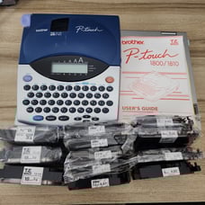 Brother P-Touch 1800/1810 Label Maker - extra tape cassettes