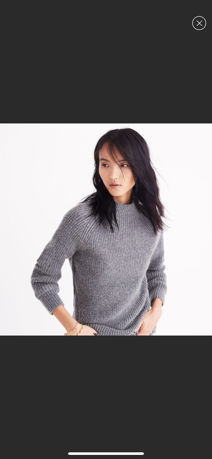 Madewell Northfield Mockneck Sweater