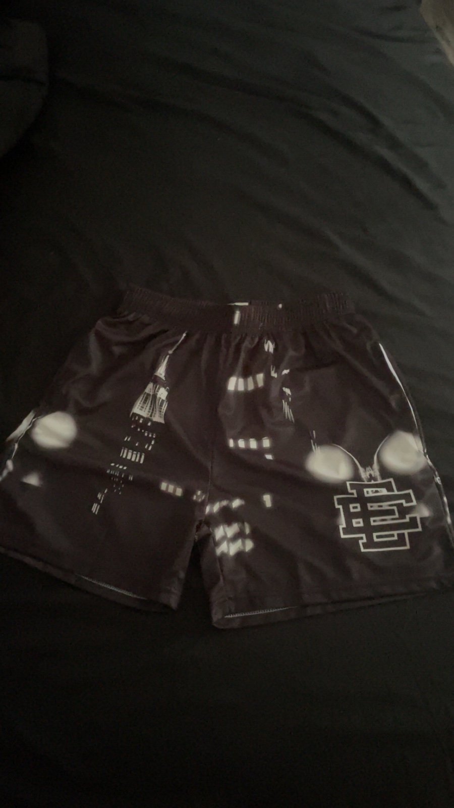 Eric Emanuel “Black/Black/White” Shorts